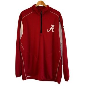 Alabama Crimson Tide  Therma Tech Quarter Zip Pullover Men's L/G Red